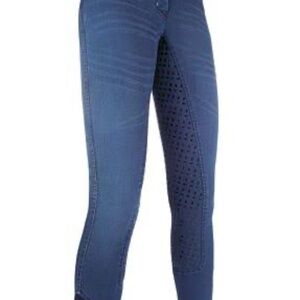 HKM European Denim Riding Breeches
